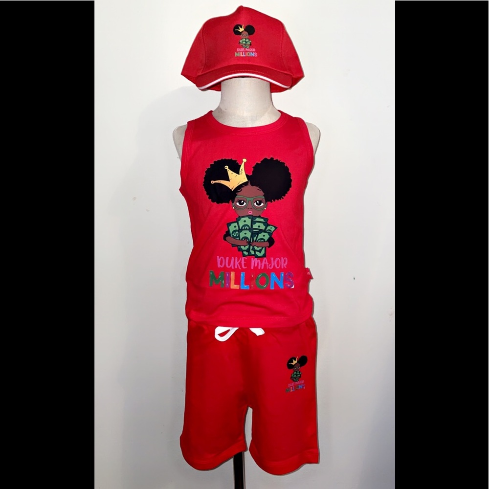 Girls Duke major millions 2pc set